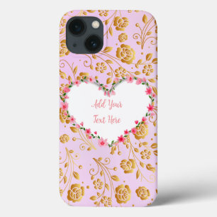 Eleganter, floraler Herzrahmen: für jeden Anlass Case-Mate iPhone Hülle