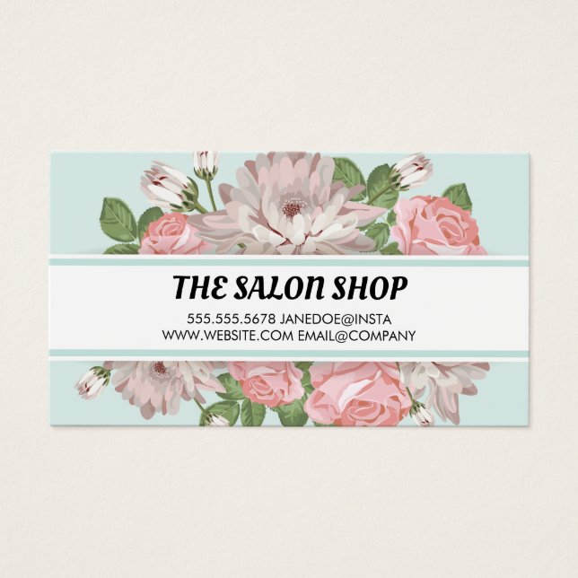 Eleganter floraler Hintergrund (Vorderseite)