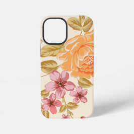 Eleganter floraler Hintergrund iPhone 12 Mini Hülle