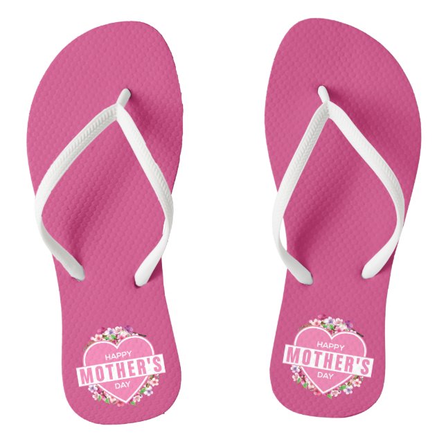 Eleganter floraler Muttertag| Flip Flops (Fußbett)