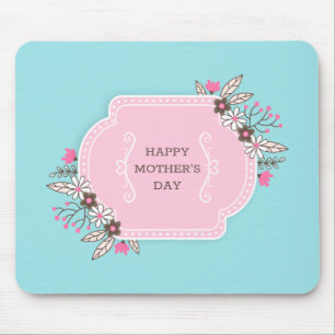 Eleganter floraler Muttertag   Mauspad
