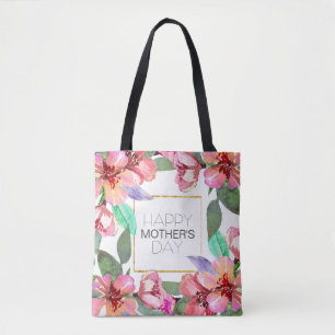 Eleganter floraler Muttertag   Tasche