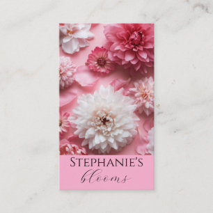 Eleganter Florist Blumen Designer Visitenkarte