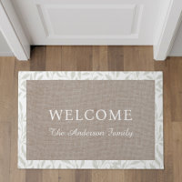 Eleganter Foliage Familienname Willkommen