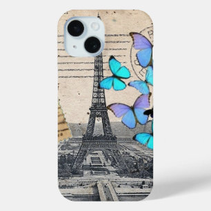 eleganter, französischer Pariseiffturm iPhone 15 Hülle
