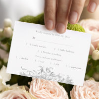 Eleganter französischer Rokoko Floral