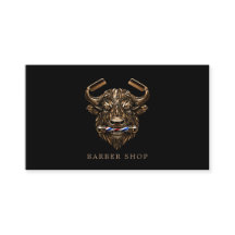 Eleganter Friseursalon Bronze Büffel Friseurstange