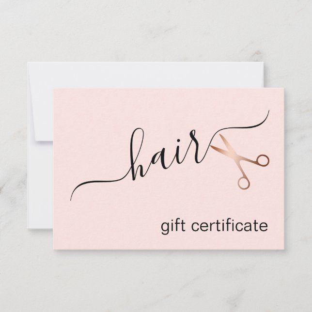 Eleganter Friseursalon der modernen Rose (Vorderseite)