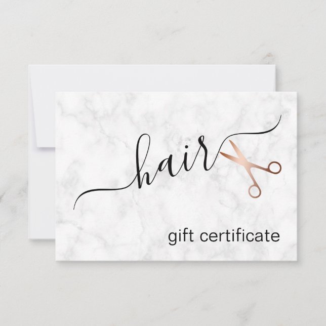 Eleganter Friseursalon der modernen Rose (Vorderseite)