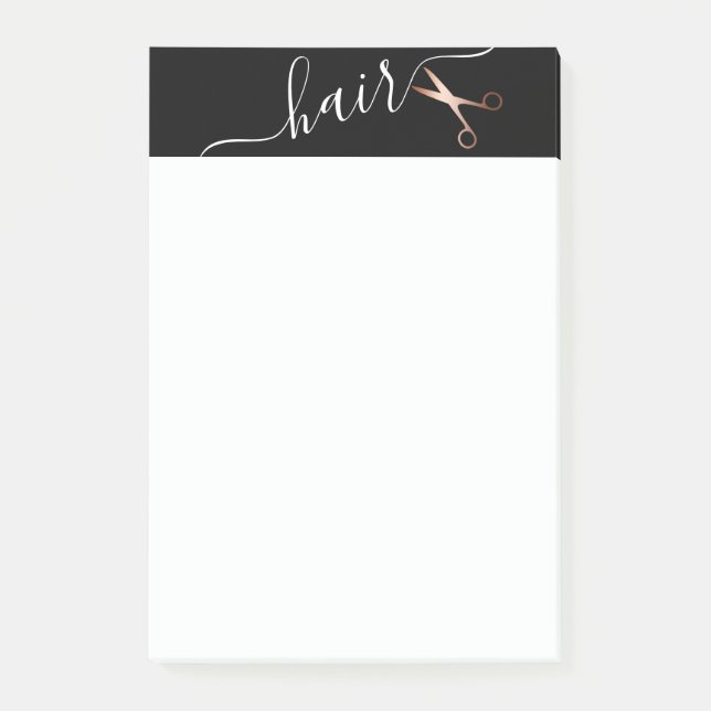 Eleganter Friseursalon der modernen Rose Post-it Klebezettel (Vorderseite)