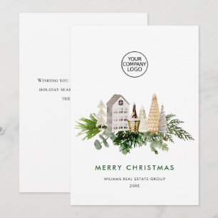 Eleganter, fröhlicher Weihnachtsverband Feiertagskarte