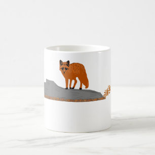 🦊Eleganter Fuchs-Keramikbecher Kaffeetasse