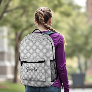 Eleganter funkelnd Glitzer Bedruckter Rucksack