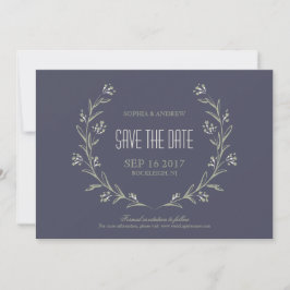 Eleganter Garten Die rustikale Hochzeit der Blumen Save The Date