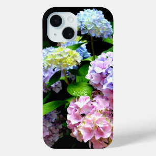 Eleganter Garten Hydrangea Rosa lila Blüte Case-Mate iPhone Hülle
