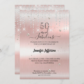 Eleganter Geburtstag Einladung