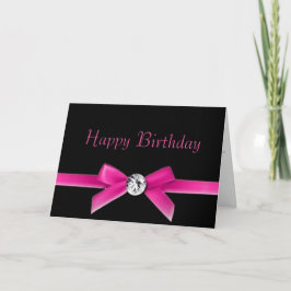 Eleganter Geburtstag Notecard Dankeskarte