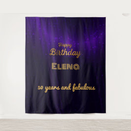 Eleganter Geburtstag  Wandteppich