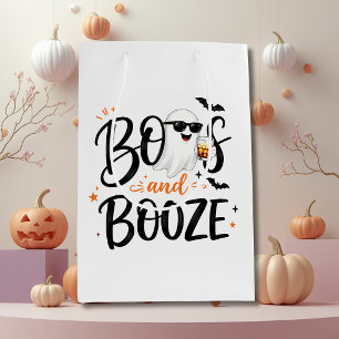 Eleganter Geist Boos und Alkohol Halloween Mittlere Geschenktüte