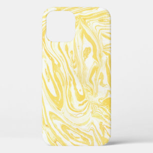 Eleganter Gelber Marmor: HandGezeichnet Textur Case-Mate iPhone Hülle