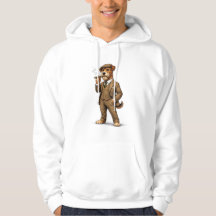 Eleganter Gentleman-Hund