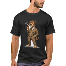 Eleganter Gentleman-Hund