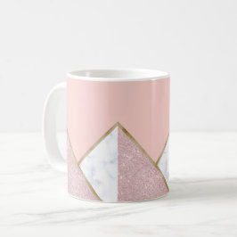 Eleganter geometrischer kaffeetasse