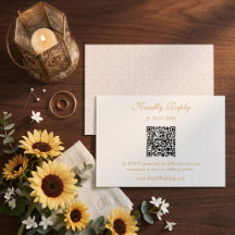 Eleganter geometrischer ornamentaler QR-Code-Hochz