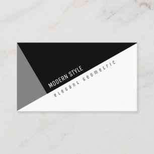 eleganter, geometrischer und moderner Stil Visitenkarte