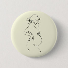 Eleganter Geschenk-Spin für werdende Mütter zur Ba Button