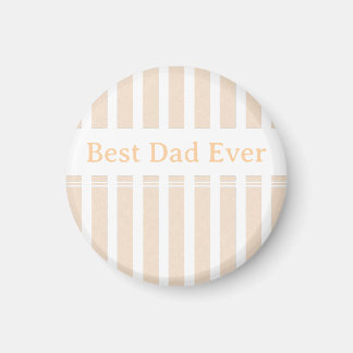 Eleganter gestreifter personalisierter 'Bester Vat Magnet