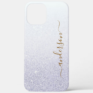 Eleganter glänzender monogrammierter Name Case-Mate iPhone Hülle