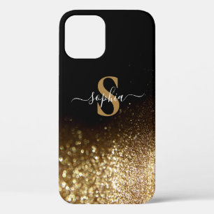 Eleganter glänzender monogrammierter Name Case-Mate iPhone Hülle