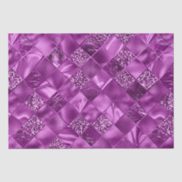 Eleganter Glitzer Diamant Lattice Muster Seidenpapier