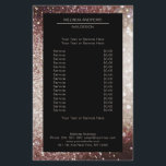 Eleganter Glitzer Silber Rost Flyer<br><div class="desc">Ein elegantes und raffiniertes Design mit einem digitalen Bild aus Silber-Rost-Glitzer. Achtung: Bei wird keine echte Folie verwendet,  nur die Farbe deutlich aufgeprägt. Füge deine Daten,  Logo,  Firmendetails und Bilder in Minuten hinzu.</div>