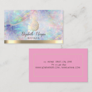 Eleganter Gold-Ananas-Opal Visitenkarte