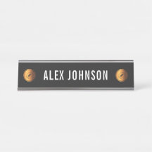 Eleganter Gold & Black Football Team Coach Custom