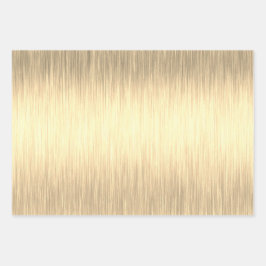 Eleganter Gold Glitzer Geschenkpapier Set