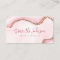 Eleganter Gold Glitzer Rosa Marmor Swirl Wasserfar