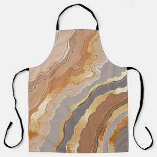 Eleganter Gold Marmor: Stilisierter Hintergrund. Schürze