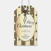 Eleganter Goldeffekt Weihnachtssymbole Personalisi