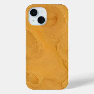 Eleganter Golden Flows Lines Abstrakt Phone Case