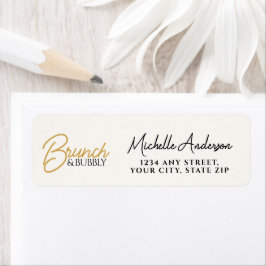 Eleganter Goldener Brunch & Bubbly-Brautjungfernab