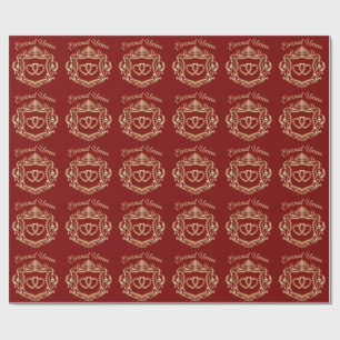 Eleganter Goldener Ewiger Union Hochzeitsring Ve Geschenkpapier