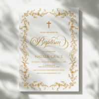 Eleganter goldener handgezeichneter Blumenrahmen T