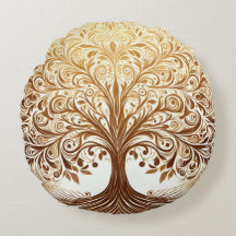 Eleganter goldener Lebensbaum Spiritual Zen