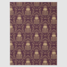 Eleganter goldener Nussknacker-Christmas-Damaskus