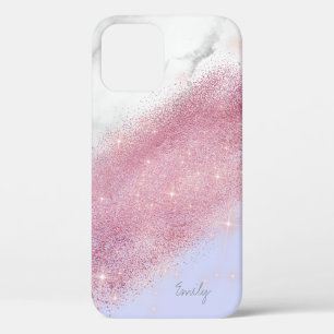Eleganter Goldmarmor der personalisierten Rose  Case-Mate iPhone Hülle
