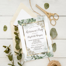 Eleganter Goldrahmen, Eukalyptus Grüne Rente