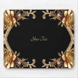 Eleganter Goldrahmen-Mauspad Mousepad